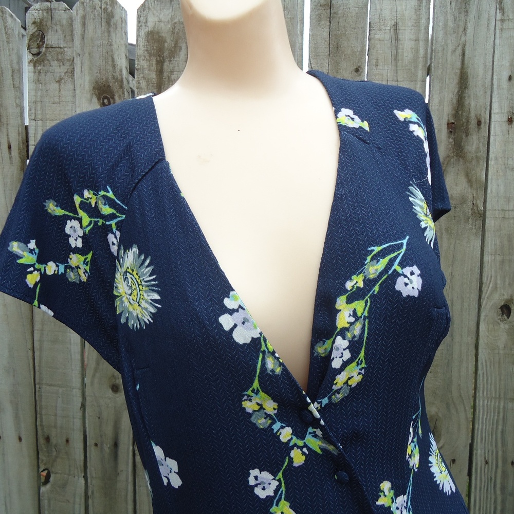 Free People $128 Lost In You Midi Floral Dress S